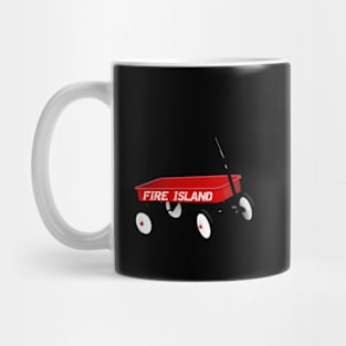 Fi Ny Fire Island Red Wagon Ocean Beach Es Grove Kismet Mug